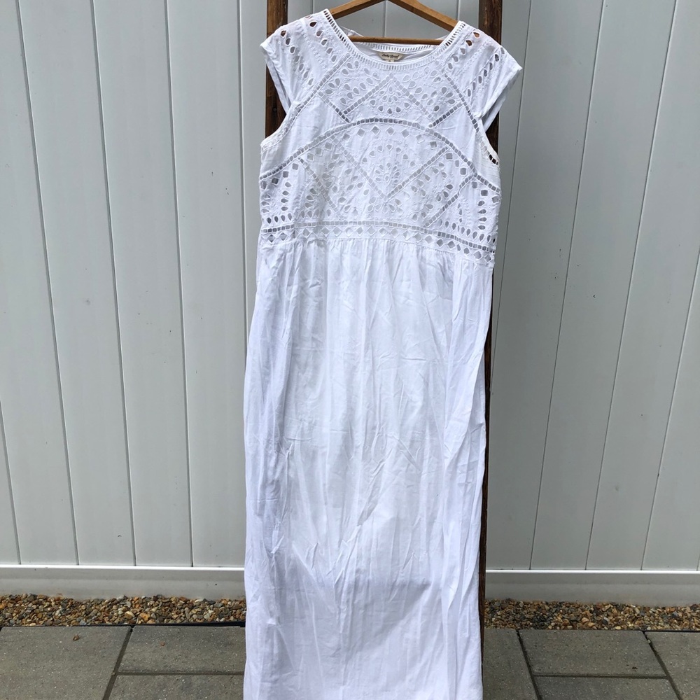 White lucky Brand maxi dress